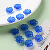 Transparent Frosted Acrylic Bead Caps MACR-S371-04A-751-6