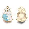 Eco-Friendly Zinc Alloy Pendants FIND-N048-58B-NR-2