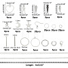 DIY Punk Earring Necklace Making Kits DIY-AR0002-61-2