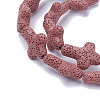 Natural Lava Rock Beads Strands G-L498-E12-1