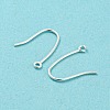 925 Sterling Silver Hoop Earring Findings STER-H107-08S-3