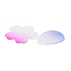 Acrylic with Glitter Powder Pendants OACR-B009-01D-3