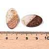 Transparent Resin and Walnut Wood Pendants RESI-T057-03N-3