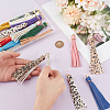 18Pcs PU Leather Tasserl Big Pendants FIND-CL0001-86-3