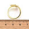 Brass Cuff Rings for Women RJEW-U044-M-5