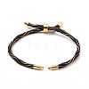 Nylon Cord Silder Bracelets LS-MAK-C003-03G-25-4