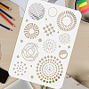 Plastic Drawing Painting Stencils Templates DIY-WH0396-388-3