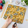 Dragon Pattern Cotton Fabric DIY-WH0579-96C-3