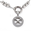 Non-Tarnish 304 Stainless Steel Pendant Necklaces NJEW-L458-080P-2