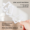 25Pcs Rectangle Zinc Alloy Label Frame Card Holder AJEW-FH0008-75A-3