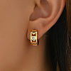 Elegant Heart Brass Cubic Zirconia Stud Earrings GX1194-2-3