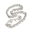 304 Stainless Steel Cable Chain Necklaces NJEW-U031-12P-2