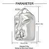 304 Stainless Steel Pendants SA-OY002-08P-2
