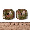 Natural Unakite Pendants G-Q602-02C-3