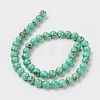 Sea Shell and Synthetic Turquoise Assembled Beads Strands X-G-G758-07-12mm-2