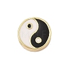 Rack Plating Brass Enamel Beads KK-Z074-04G-1