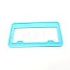 License Plate Frame Epoxy Resin Molds DIY-WH0181-70-2