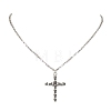 304 Stainless Steel Venetian Chain Necklaces for Women NJEW-JN04982-1