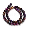 Natural Tiger Eye Beads Strands G-B133-A02-8mm-10-5