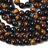 Natural Tiger Eye Beads Strands X-G-F173-14-10mm-2