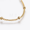 304 Stainless Steel Anklets AJEW-H013-04-3