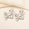 Geometric Irregular Earrings Stainless Steel 18k Studs Jewelry Accessories VH8624-5-1