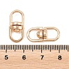 Alloy Double Eye Swivel Clasps FIND-C091-01G-3