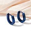 304 Stainless Steel Polishing Effect Hoop Earrings EJEW-M001-38A-1