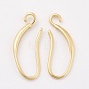 Brass Earring Hooks X-KK-F714-06G-1