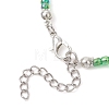 3MM Gradient Color Glass Seed Beaded Choker Necklaces for Women NJEW-JN05875-5