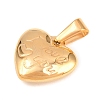 Valentine's Day 304 Stainless Steel Pendants STAS-H265-01A-G-2