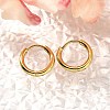 304 Stainless Steel Hoop Earrings for Women EJEW-M068-15K-G-3