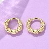 Brass Hoop Earrings EJEW-Q015-03G-01-1