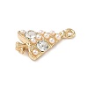 Alloy with Rhinestone and Plastic Beads Pendants LS-FIND-Z101-01G-2