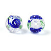 Handmade Foil Lampwork Beads Strands FOIL-T008-05F-3