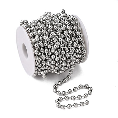 304 Stainless Steel Ball Chains CHS-A002B-1.5mm-1