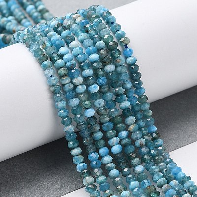 Natural Apatite Beads Strands G-G003-A04-01-1