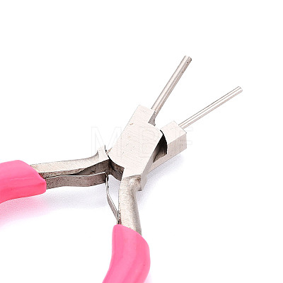 65# Steel Round Nose Pliers with Plastic Handles TOOL-N008-01-1