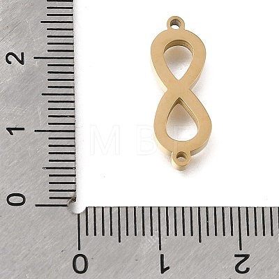 304 Stainless Steel Polishing Infinity Connector Charms STAS-E532-05G-1