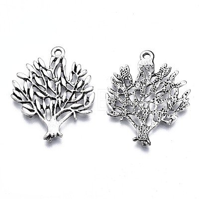 Tibetan Style Alloy Pendants TIBE-Q073-03AS-1