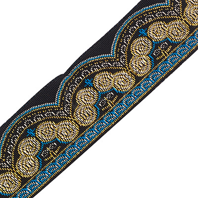 Ethnic Style Embroidery Polyester Ribbons SK-TAC0001-02-1