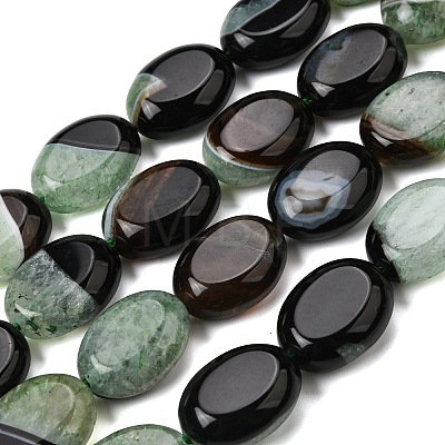 Natural Agate Beads Strands G-F820-N01-01C-1
