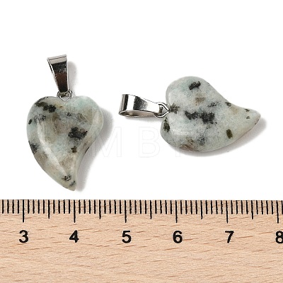 Natural Sesame Jasper Pendants G-B127-11P-11-1