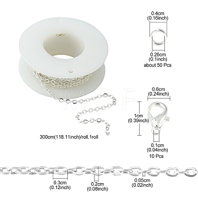 DIY Chain Bracelet Necklace Making Kit DIY-FS0003-66-1