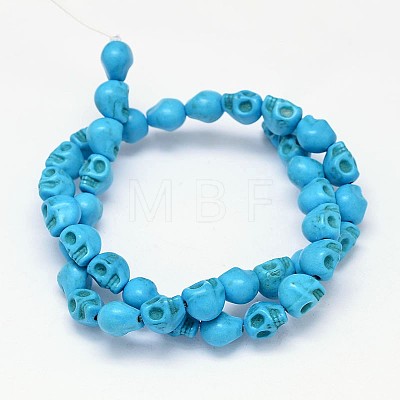 Dyed Synthetic Turquoise Bead Strands G-M145-15-A-1