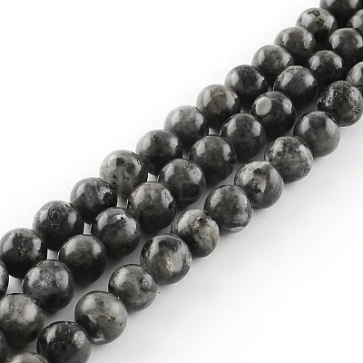Natural Larvikite Round Beads Strands LS-G-R342-10mm-09-1