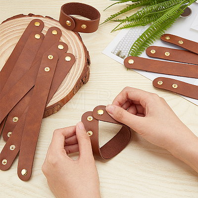 25MM Adjustable Leather Cord Bracelets LS-DIY-WH0002-28-1