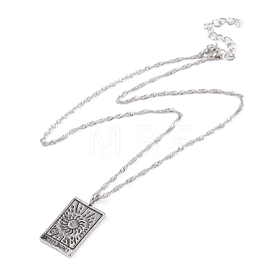 Alloy Pendant Necklaces NJEW-I241-02ASP-02-1