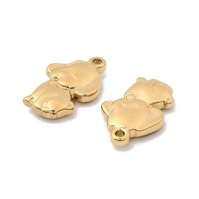 304 Stainless Steel Pendants STAS-G358-07G-02-1