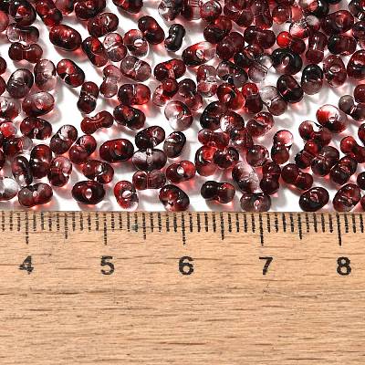 Transparent Baking Paint Glass Seed Beads SEED-A033-06A-09-1